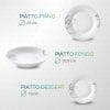 piatti tondi misure Piatti ceramica alta qualità resistenti e facili da pulire