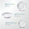 piatti tondi misure Piatti ceramica alta qualità resistenti e facili da pulire