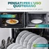 piatti tondi utilizzi Set piatti ceramica utilizzabili in forno microonde lavastoviglie