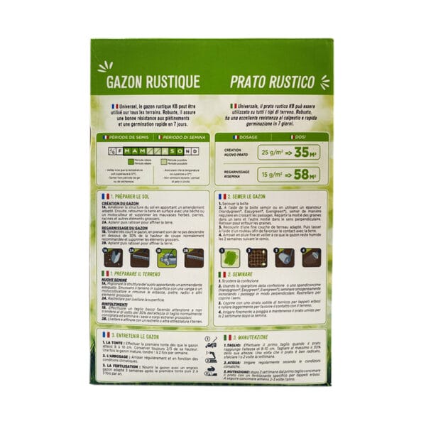 Semi Per Prato Sportivo | 10 Kg Per 400 M² | Verde Intenso | Ideale Per Giochi E Sport - Foto 4