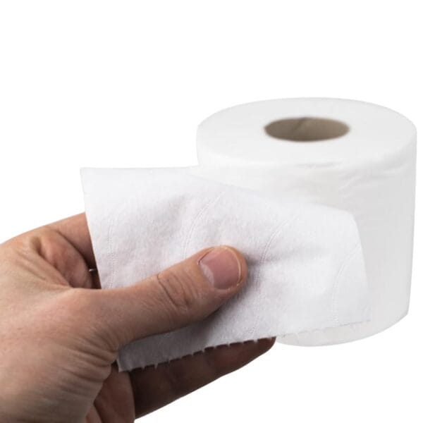 72 Rotoli Carta Igienica Velo Fascettata - 3 Veli, Pura Cellulosa, 140 Strappi Per Rotolo | Confezione Grande Per Uso Domestico O Professionale - Foto 2