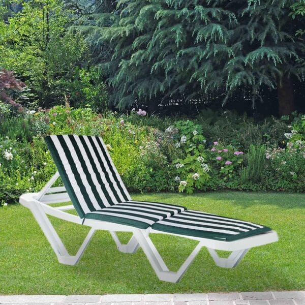 Lettino Prendisole Poltrona Sdraio Plastica Lettini Piscina Sdraia