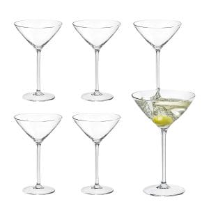 Set Coppe martini in plastica 300 cc