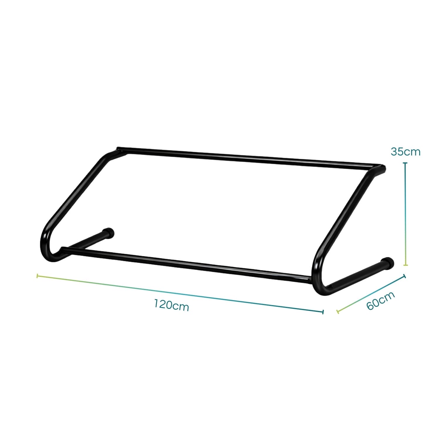 Portagomme da parete 120x60x35 cm supporto pneumatici auto
