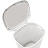 coperchio-portabiancheria-bianco Cesto portabiancheria bianco con coperchio