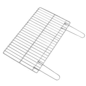 Griglia per barbecue in acciaio inox da 68×40 cm