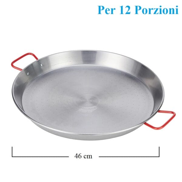 Padella In Ferro Naturale Lacor 20 Cm - Senza Antiaderente, Per Cucina Professionale - Foto 2