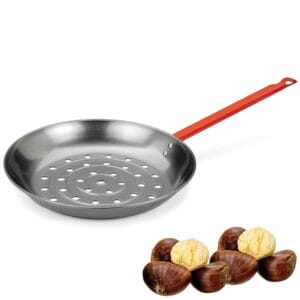 Padella forata per castagne da 26 cm