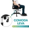 leva per regolare l’altezza della poltrona da ufficio