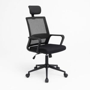 Sedia da scrivania ergonomica con poggiatesta