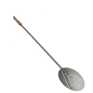 Pala per pizza forata con Ø 30 cm e lunga 120 cm