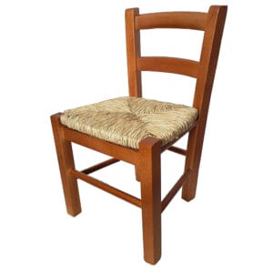 Sedia piccola in legno 30x24x52 cm