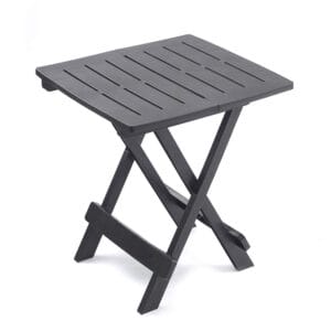 Tavolo da giardino pieghevole piccolo 44x44x50 cm
