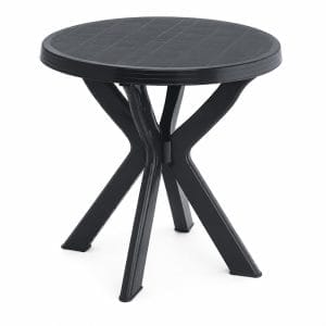 Tavolo rotondo DON da giardino – in plastica