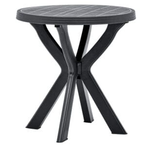 Tavolo rotondo piccolo in plastica