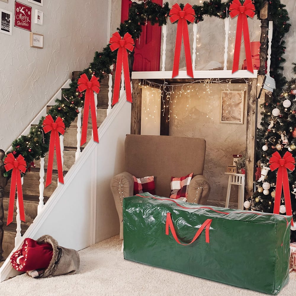 CUSTODIA-ALBERO Custodia albero natale con 2 Custodie decorazioni