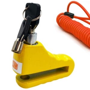 Bloccadisco per Moto e cavo da 120 cm