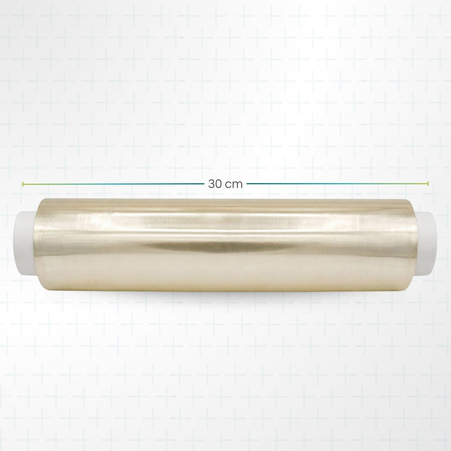 Rotolo di pellicola trasparente alimentare largo 30 cm per uso domestico e professionale