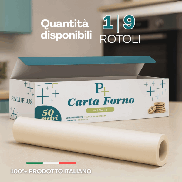 Carta Forno Gio Style - Rotolo Da 50 Metri Per Cucinare Senza Grassi