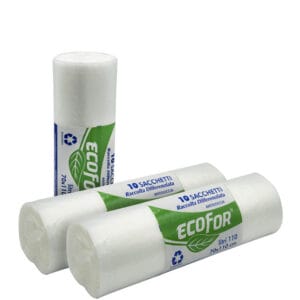 Sacchi spazzatura trasparenti 70&times;110 cm