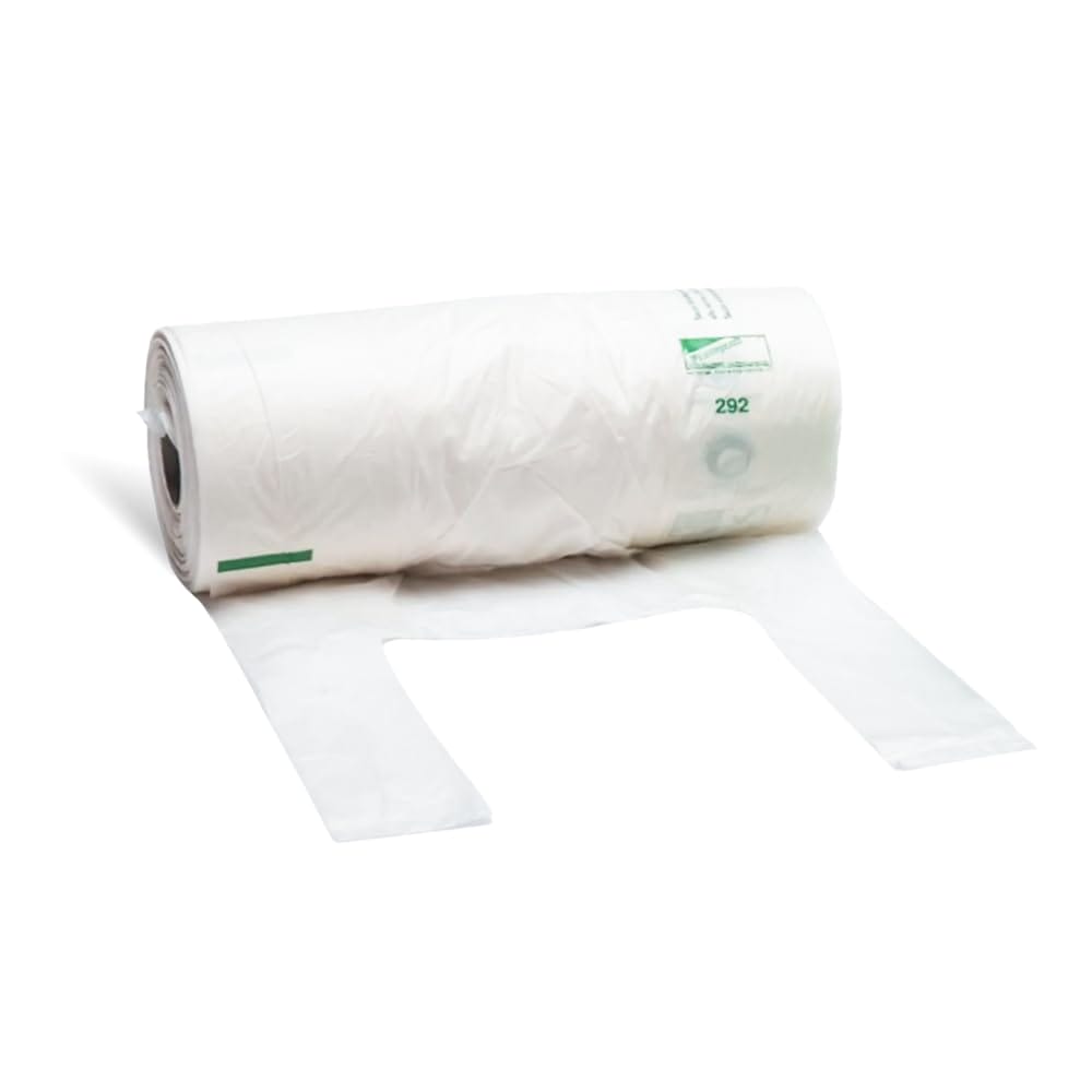 Shoppers Biodegradabili a rotolo 30x60cm di colore bianco