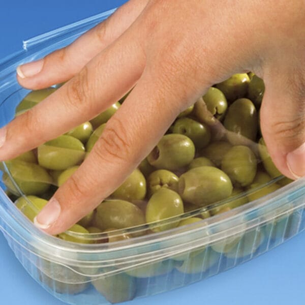 Vaschette Alimenti Ovali 250cc Con Coperchio - Pratiche E Igieniche, Made In Italy