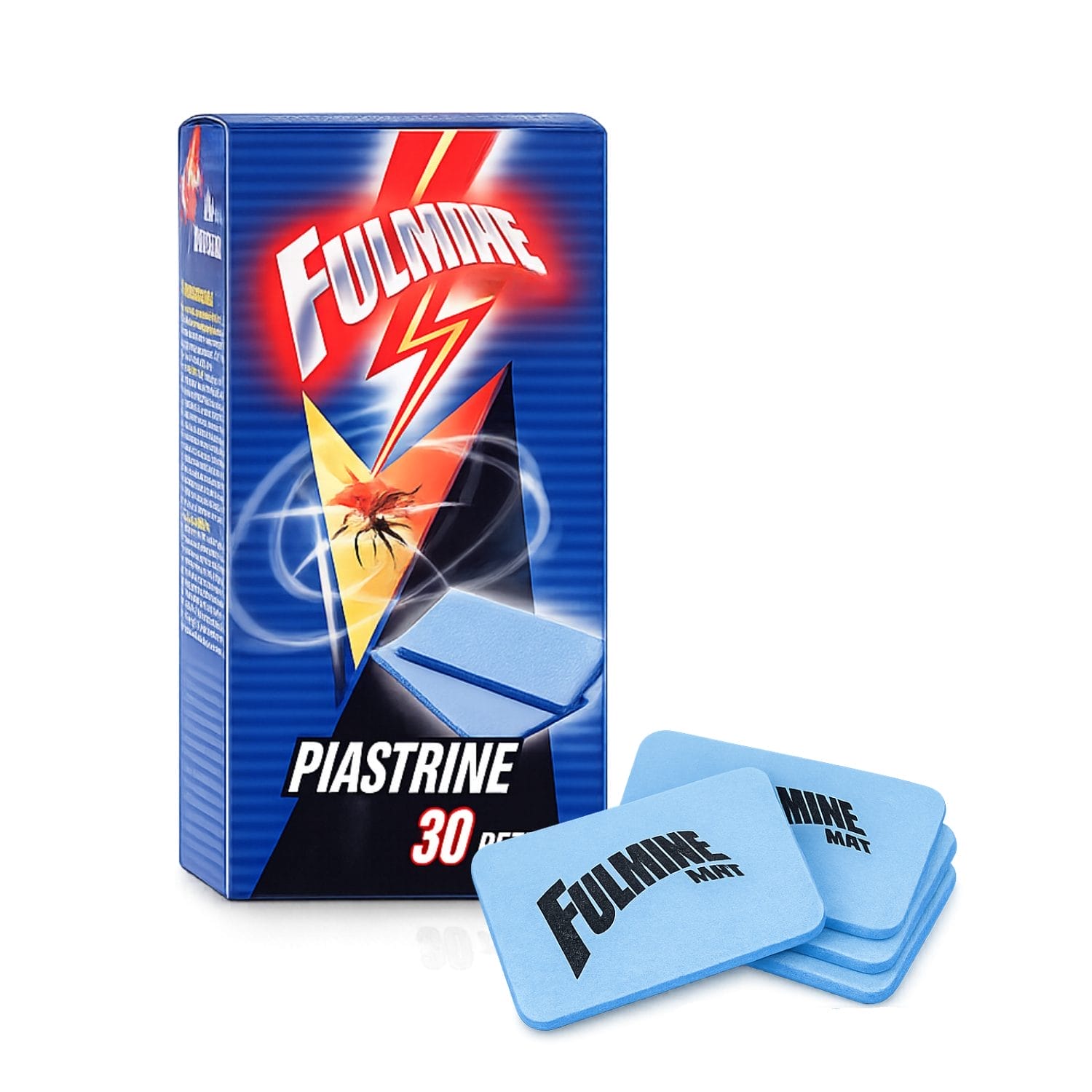 Confezione piastrine antizanzare Fulmine con ricariche per diffusore elettrico contro zanzare