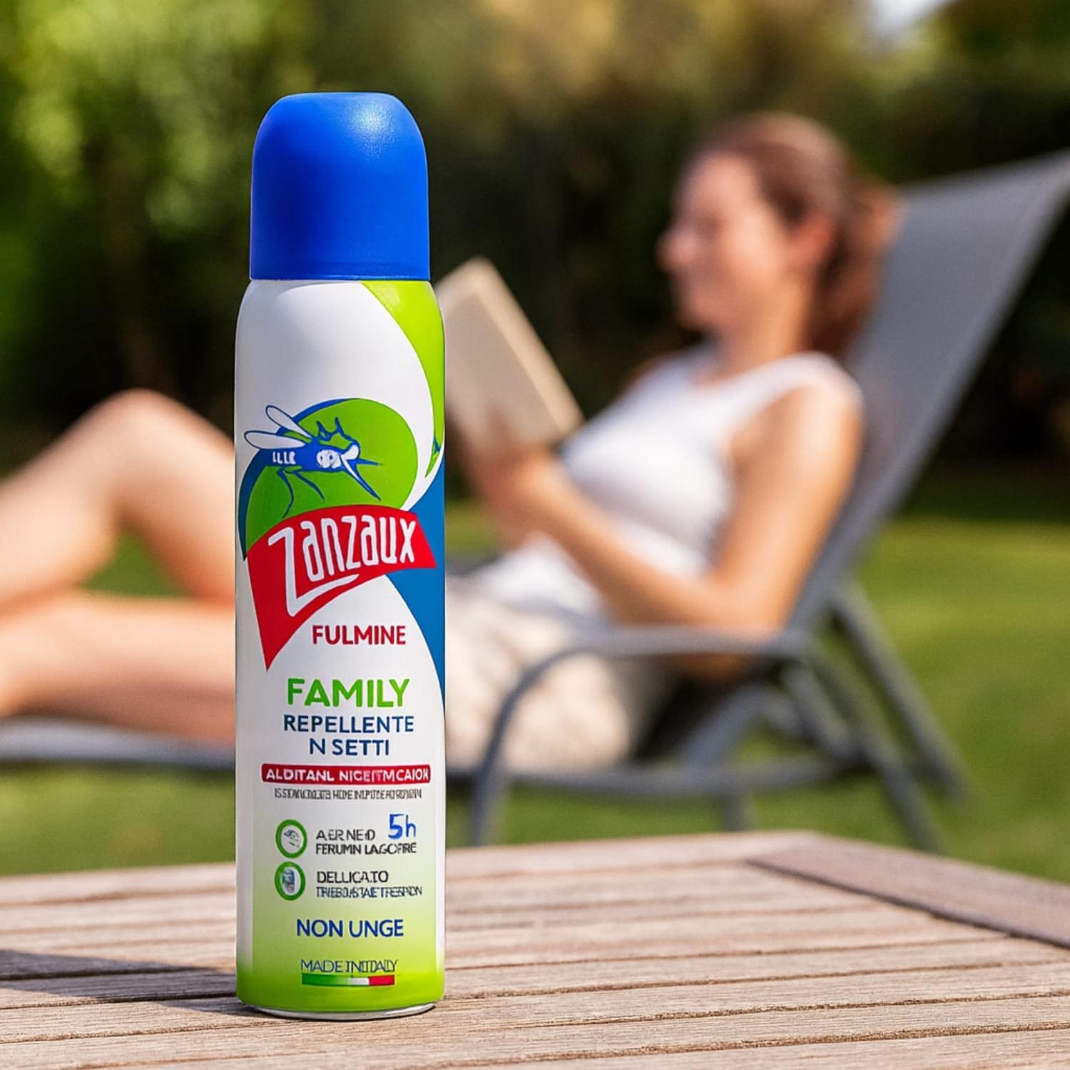 Spray repellente Zanzaux tiene lontano zanzare