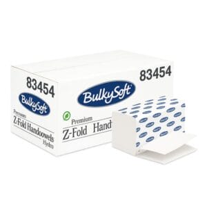 Asciugamani carta piegati a Z da 20,5&times;24