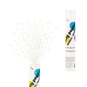 Spara Coriandoli Bianco da 30 cm