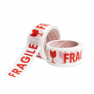 Nastro adesivo scritta Fragile mm 50×66 mt