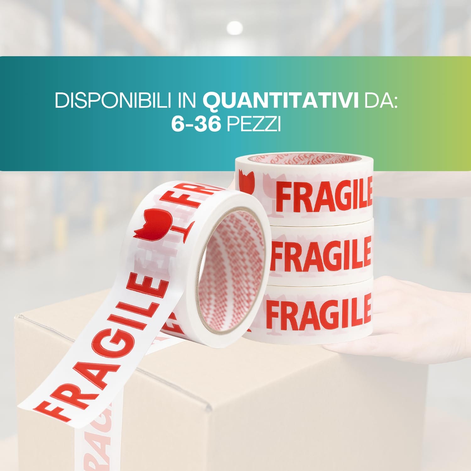 Nastro Adesivo Per Imballi Nastro Pacchi Nastro Adesivo Scotch - Foto 11