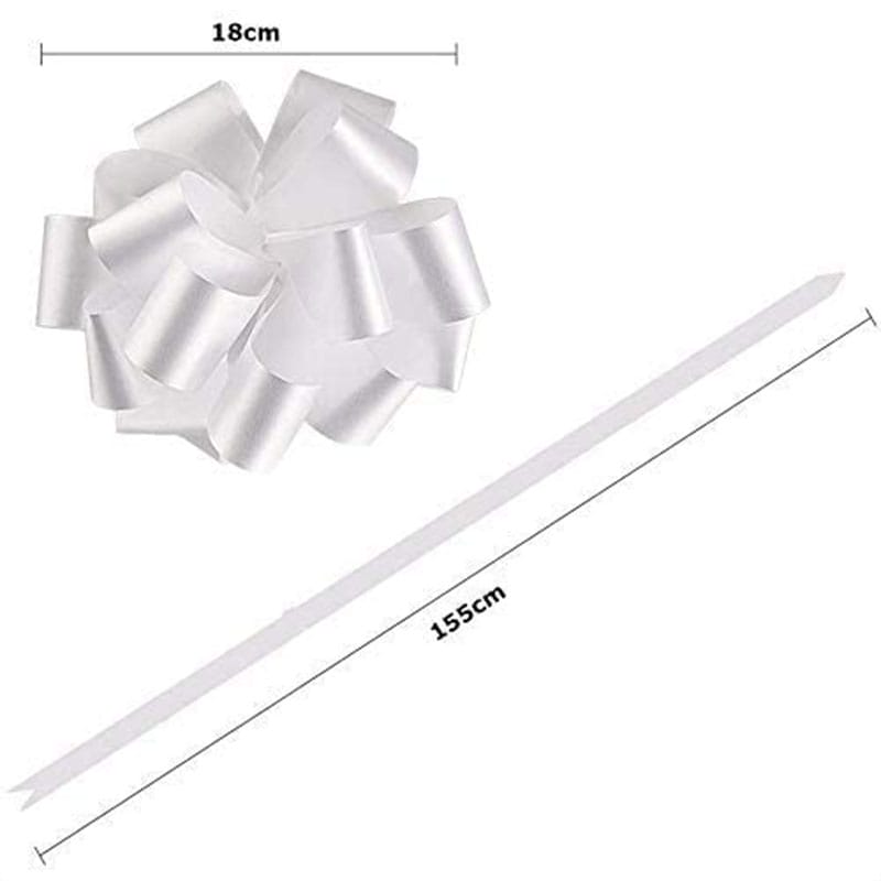 50 Coccarde Bianche Autoadesive 5 Cm Per Matrimoni E Decorazione Auto - Foto 8