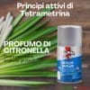 Insetticida Fulmine 250 ml con tetrametrina e profumo di citronella, Made in Italy