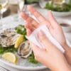 Salviette rinfrescanti monouso al limone per ristorante hotel e catering