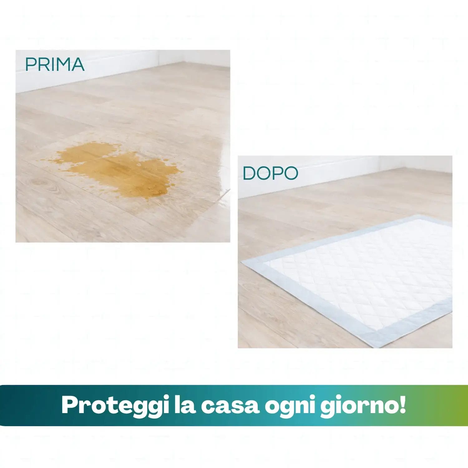 Traverse assorbenti per cani protezione pavimento contro liquidi