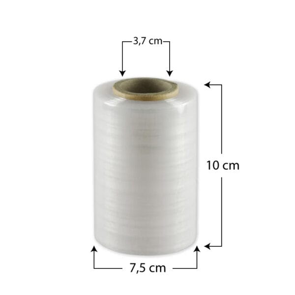 Pellicola Estensibile - Trasparente - 50 (h) Cm X 191 M (2,6 Kg) - Pellicola Per Imballaggio - Foto 6