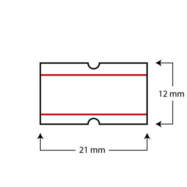 Etichette Per Pistola Prezzatrice - 10.000 Pezzi 21x12mm, Giallo Fluo, 20 Rotoli - Foto 10