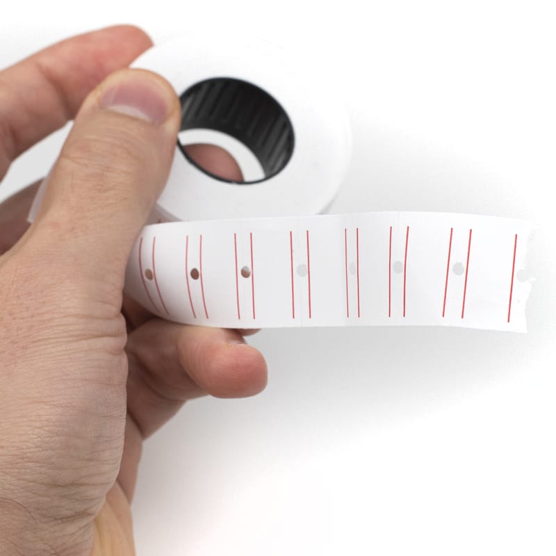 Etichette Per Pistola Prezzatrice - 10.000 Pezzi 21x12mm, Giallo Fluo, 20 Rotoli - Foto 9