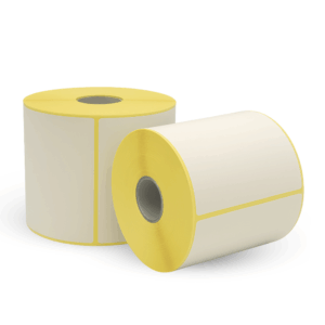 Etichette termiche adesive 100×50 mm anima 25 mm