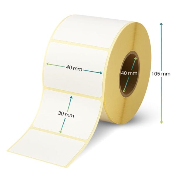 12 Portaetichette Autoadesivi - 25x75 Mm, Per Archiviazioni E Ufficio - Foto 6