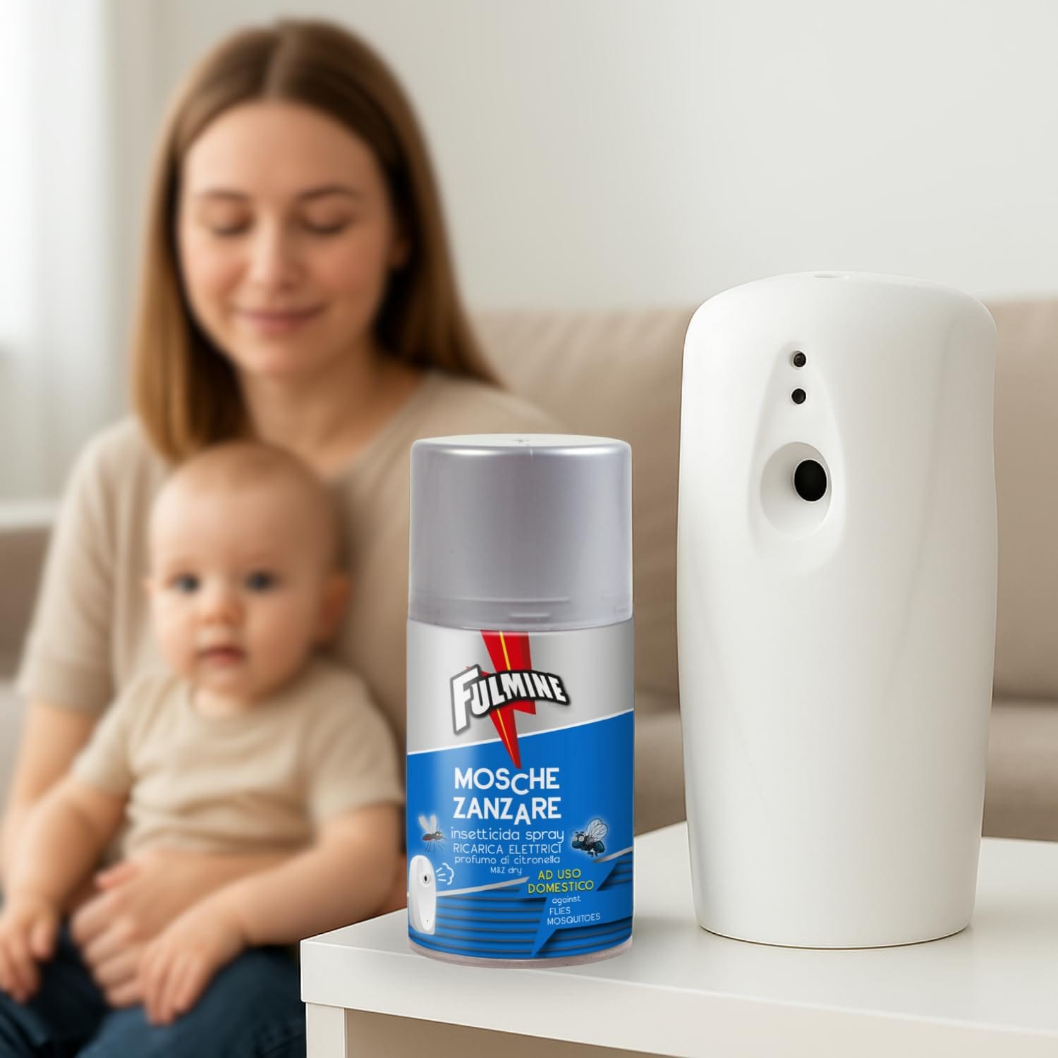 Diffusore automatico Fulmine antizanzare non nocivo per bambini