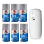 KIT 6 insetticida Fulmine 250 ml con diffusore automatico contro mosche e zanzare