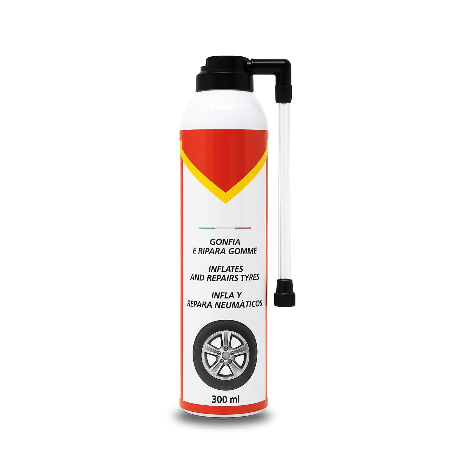 Spray gonfia e ripara gomme 300ml per auto e moto, riparazione rapida pneumatici