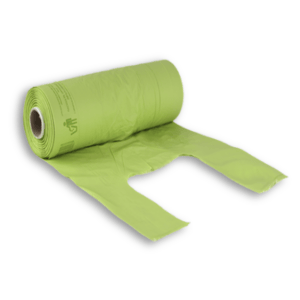 Shopper a Rotolo Biodegradabile 24+12×40 cm