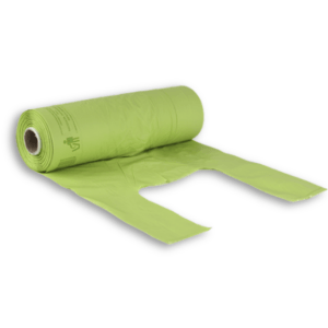 Shopper a Rotolo Biodegradabile 30+20×60 cm