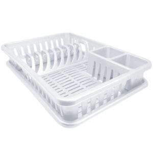 Scolastoviglie in plastica con Vassoio