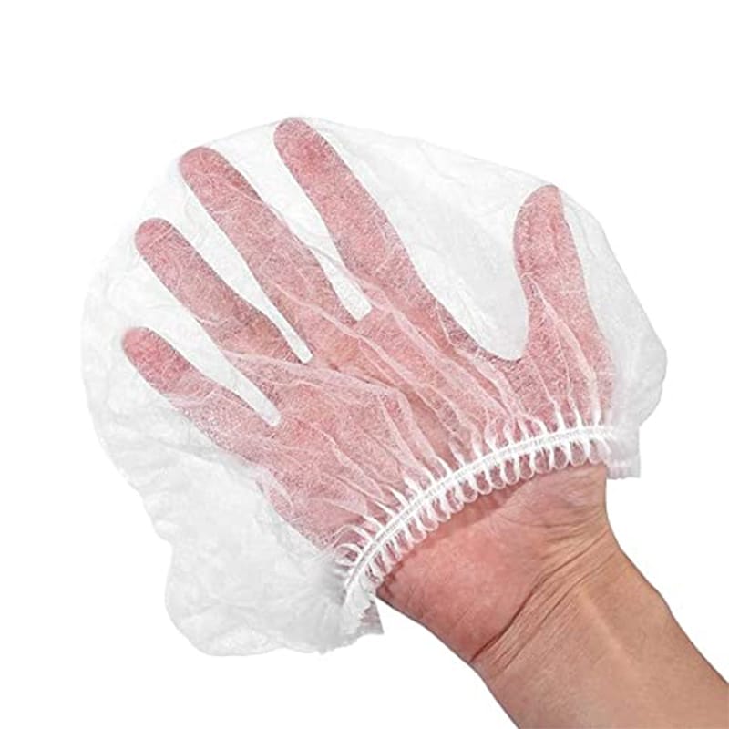 Cuffie Monouso TNT 100 Pezzi - Copricapo Traspirante Per Capelli - Rosso - Per Professionisti E Uso Domestico - Foto 5