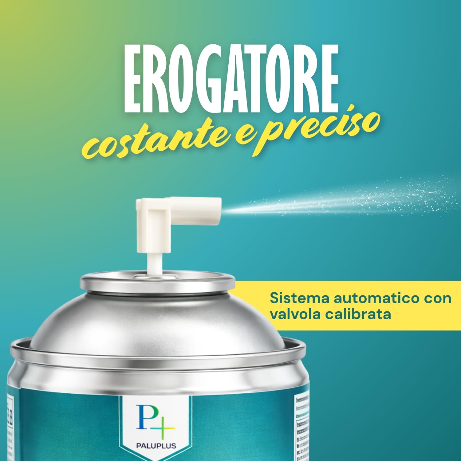 Valvola erogatore MultiPy con spruzzo calibrato per diffusori automatici