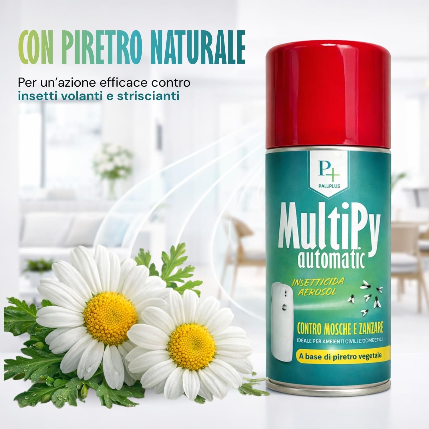 Insetticida MultiPy 250 ml a base di piretro naturale con fiore di margherita